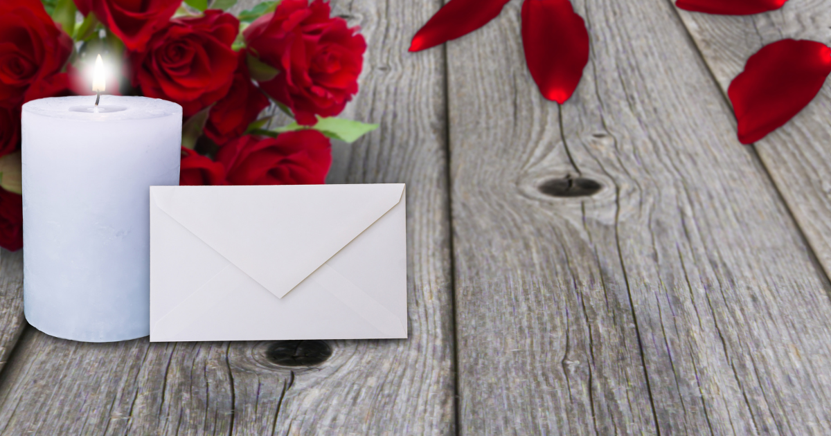 A message of love and support from the universe or a loved one who has passed on. 