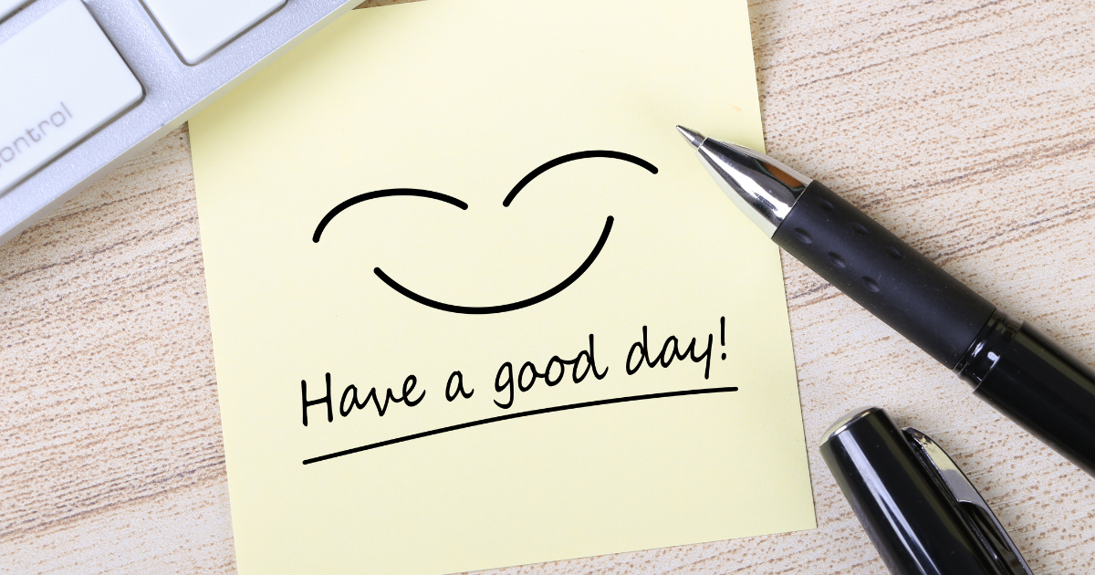 A good day ahead 