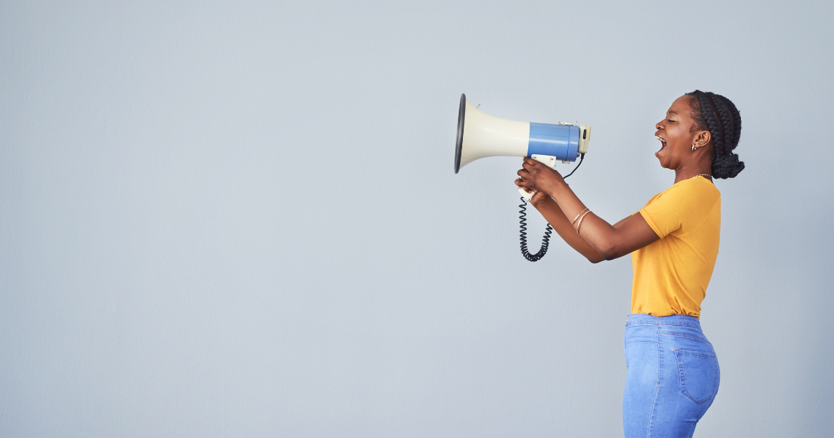 You need to find your voice