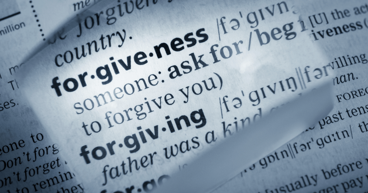 You Can't Forgive